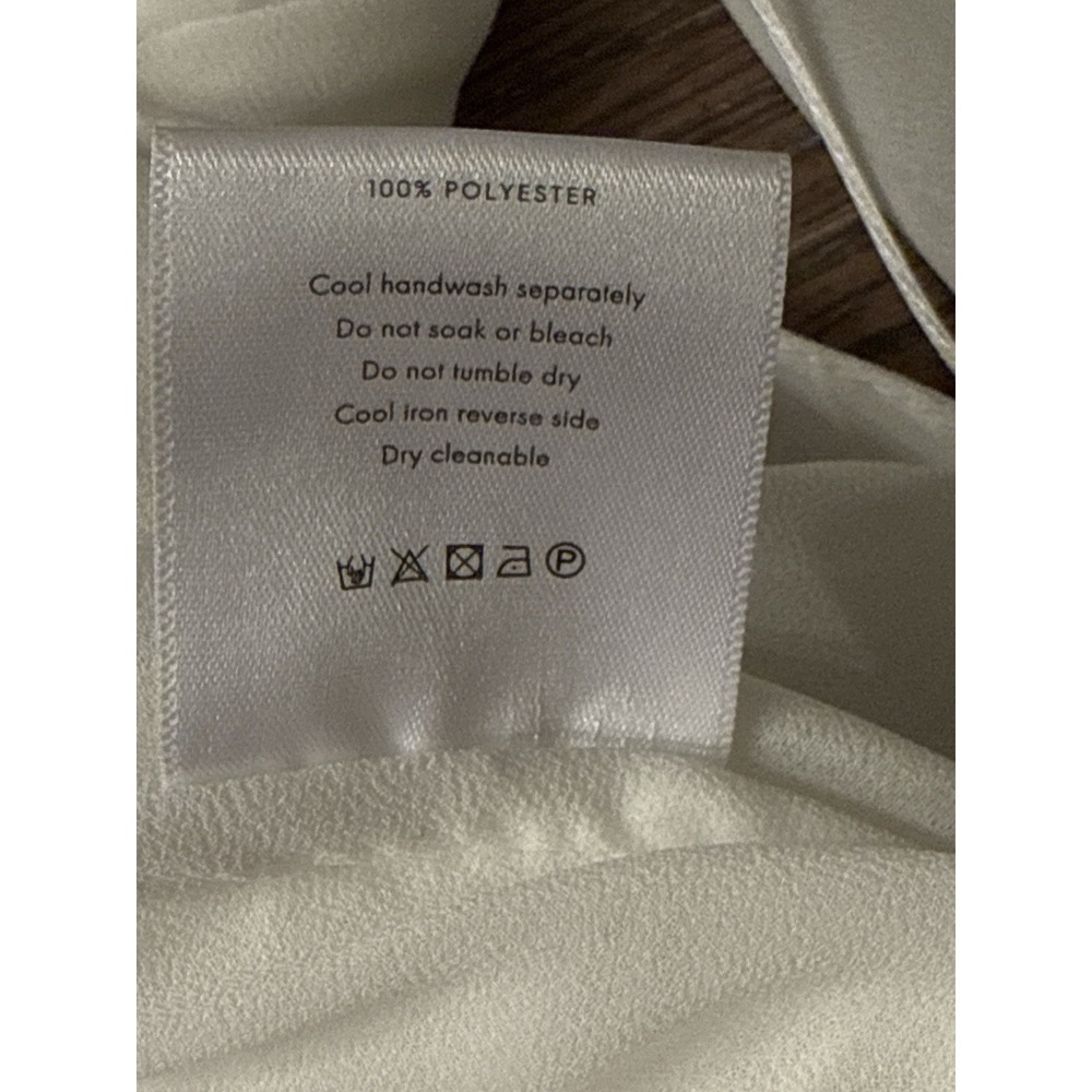 NWT Natalie Rolt Emily Gown White Size 1 (US Size 4) sheer - Picture 9 of 12